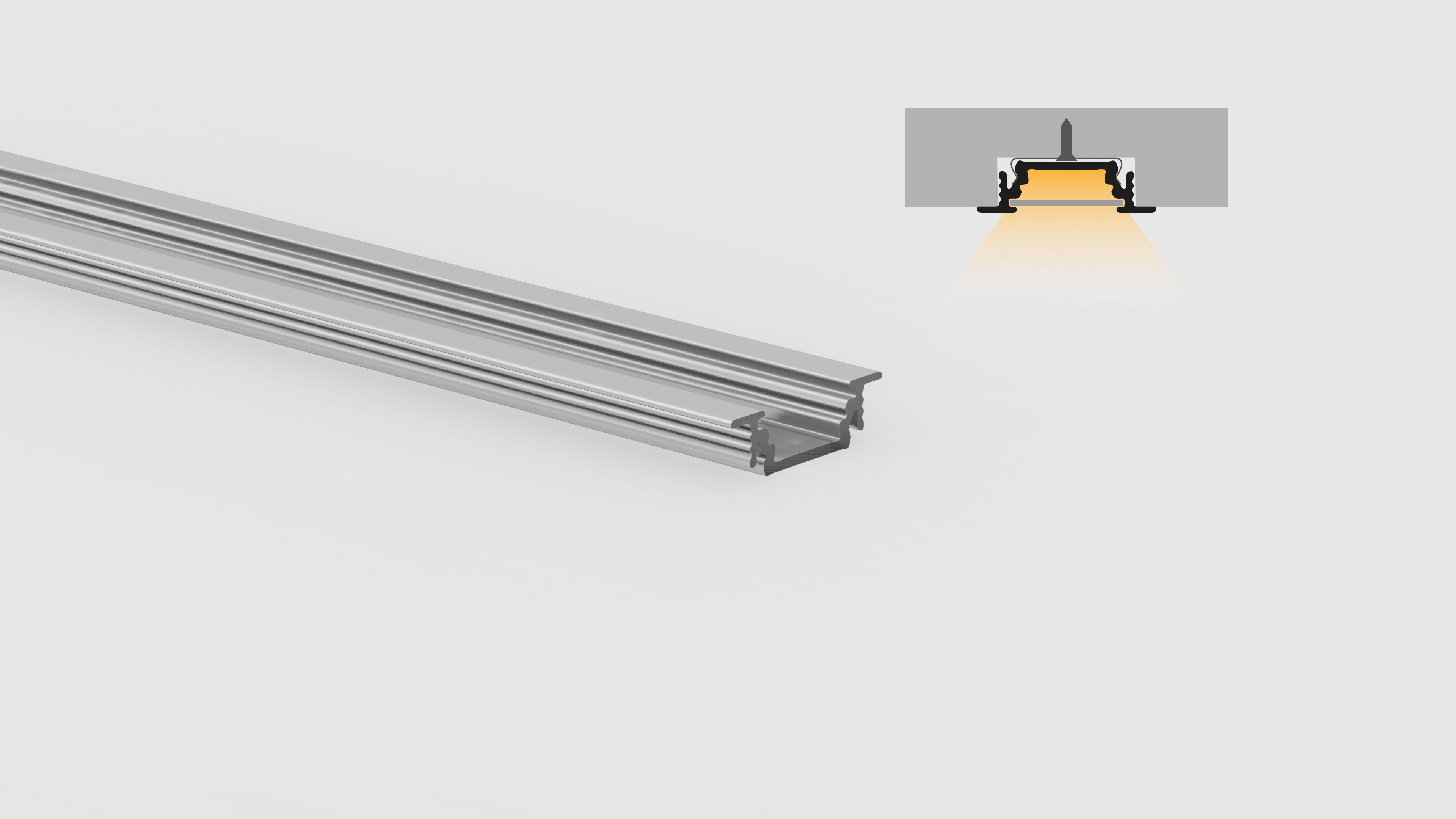 Aluminiumprofil – Einbau – PR200