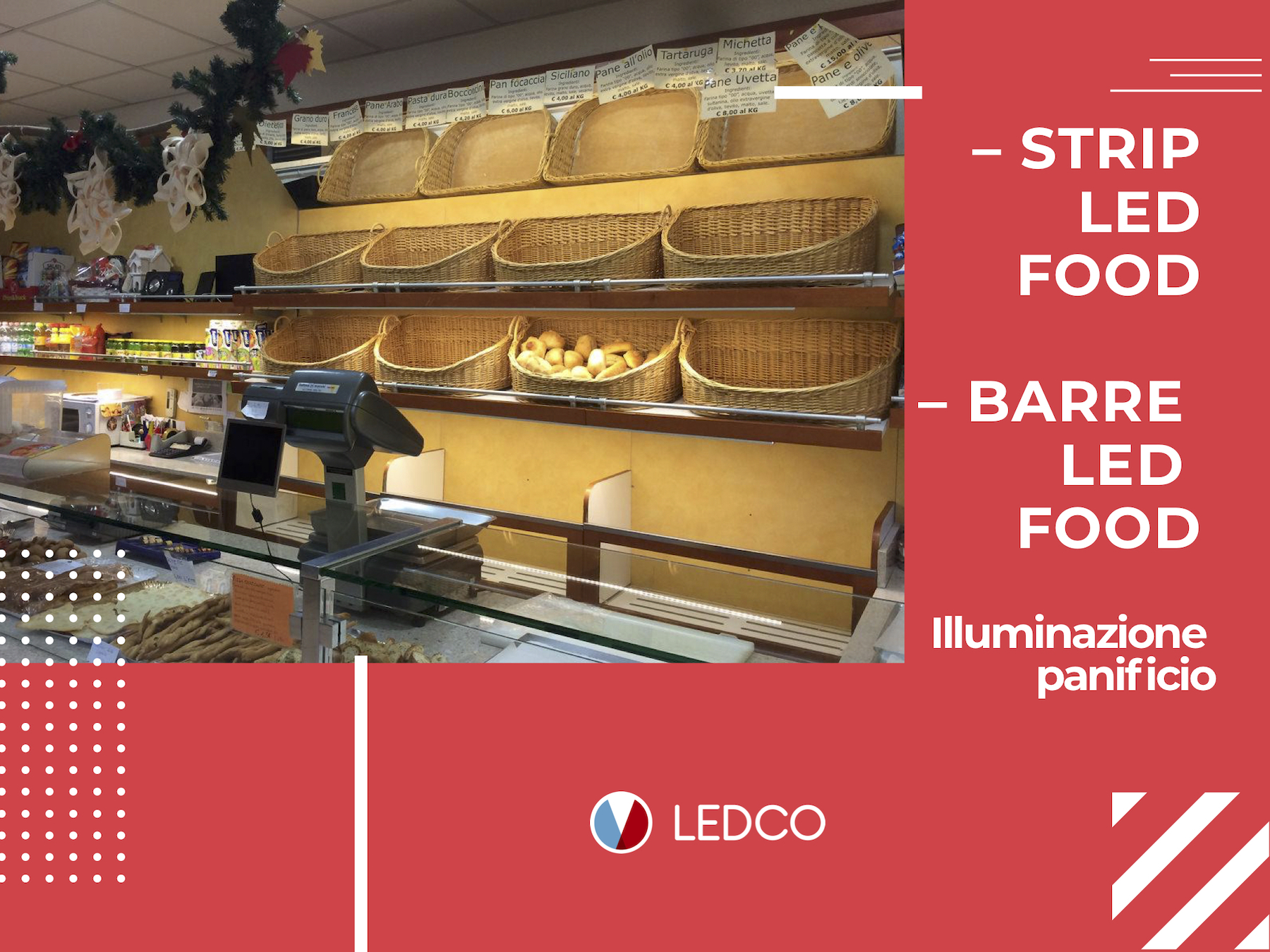 LEDCO ITALIA- illuminazione centro cucine Casanova - Valenzano8