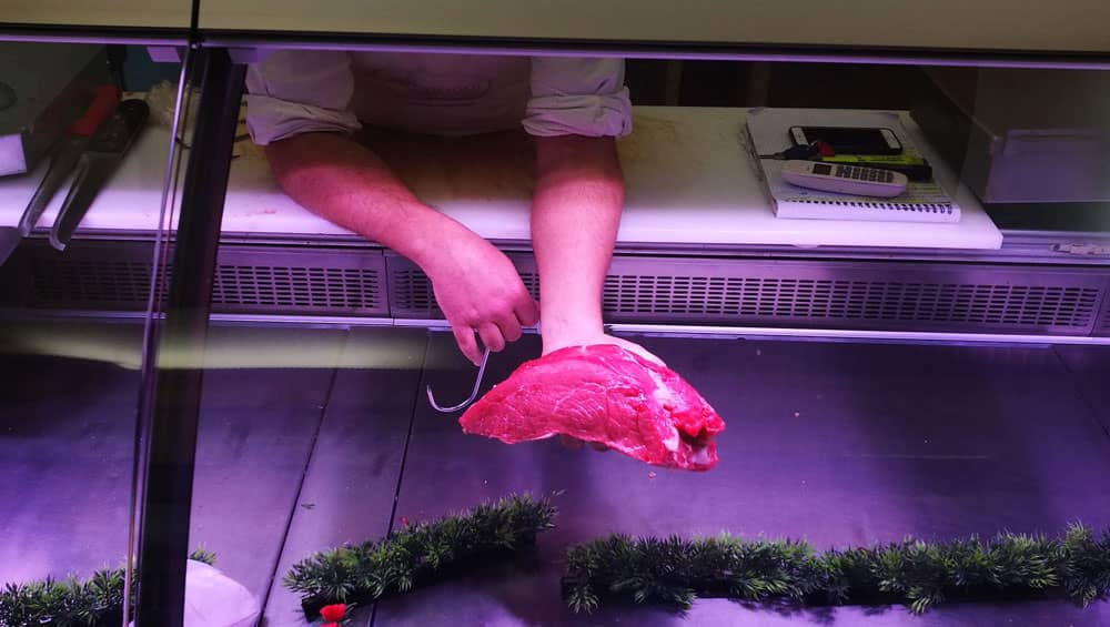 Strip LED for meat counter – butcher shop – Sicily