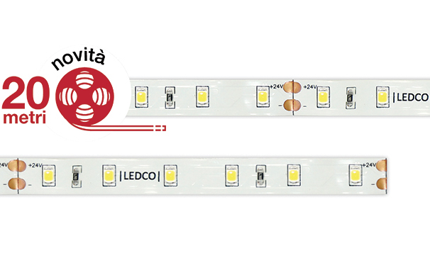 Tira LED flexible de 20 metros, gran flexibilidad y ahorro energético