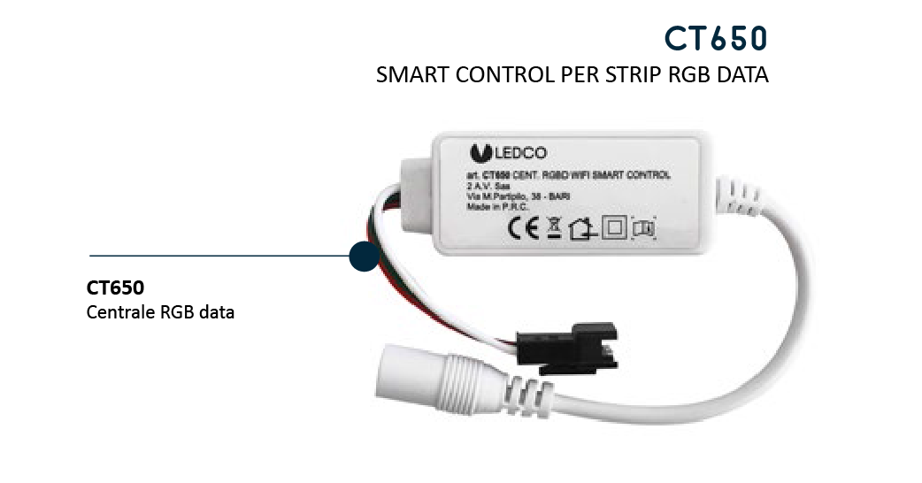 CT650 Smart Control WIFI für RGB-Datenstreifen