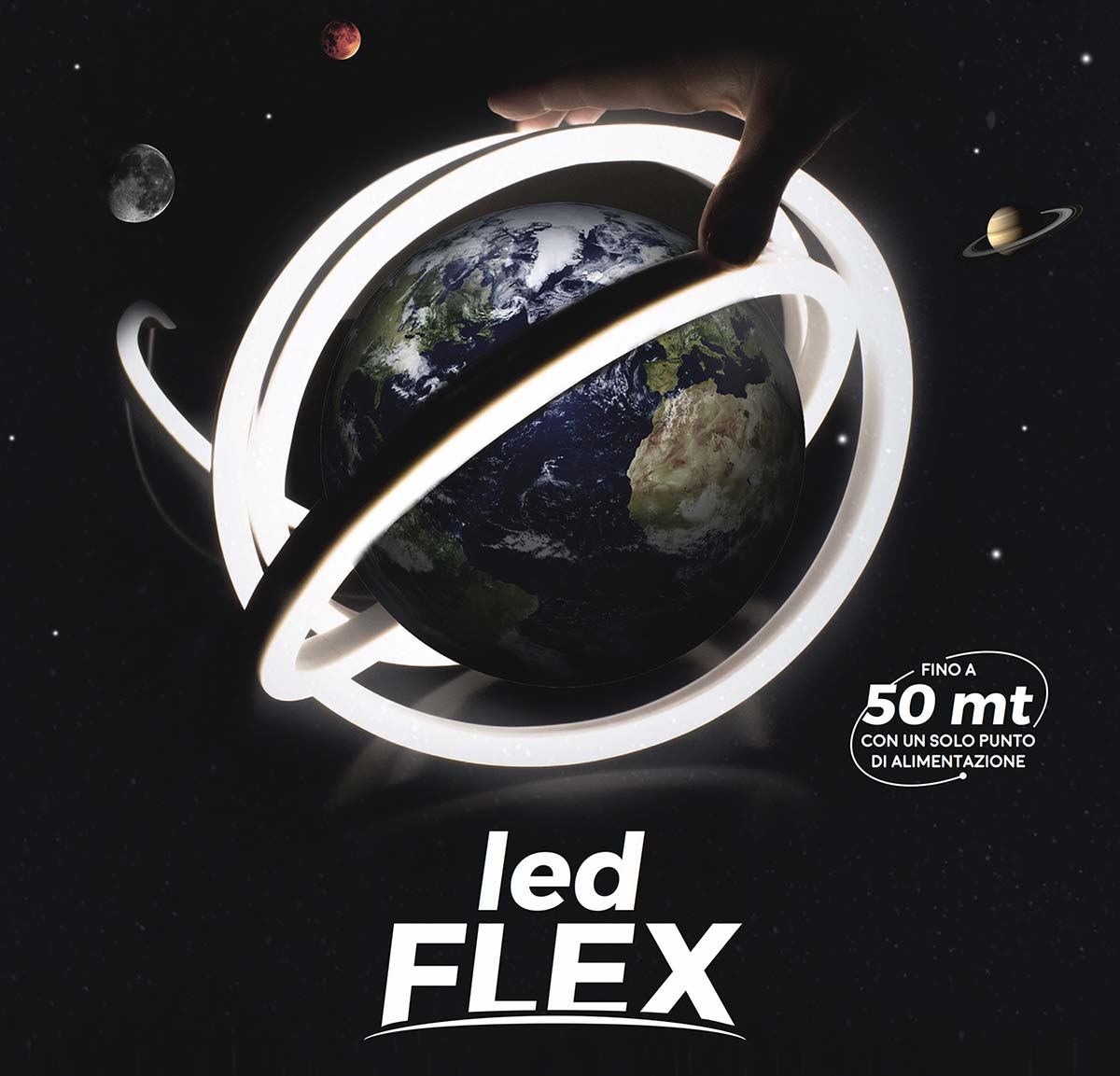 strip-led-flex-banner immagine di finestra con strip led per esterni