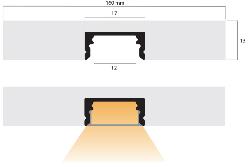 disegno-tecnico-profilo-pg110-in-lastra-di-cartongesso-ledco-italia