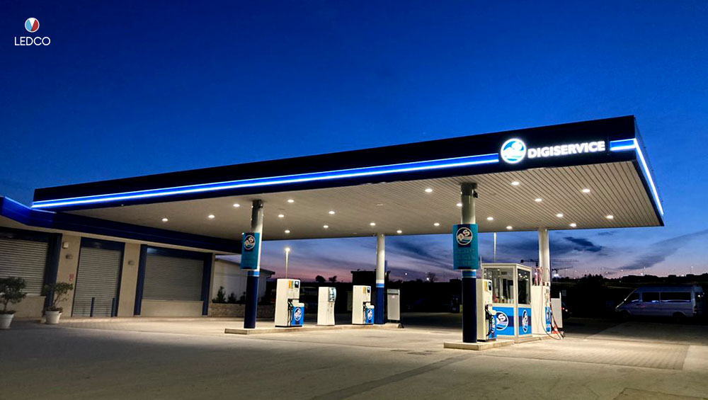 Service station lighting – Altamura (BA)