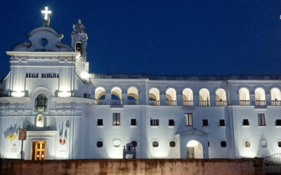 Illuminazione croce Reale Basilica della Madonna del Pozzo