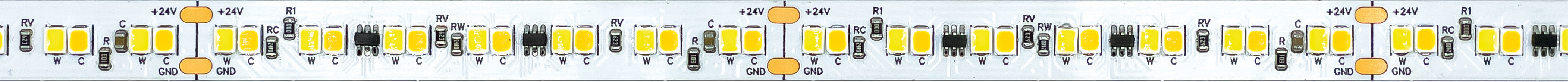 DEMODU® ECO 5V LED Streifen Warmweiß 3000K 2,5m 60 SMD/m 2835 IP20