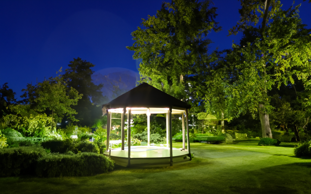 The importance of lighting to create a welcoming atmosphere in your garden gazebo