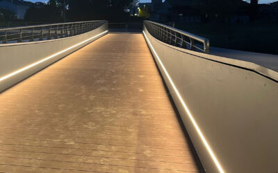 Illuminazione pista ciclopedonale con Strip LED a 48V Waterproof